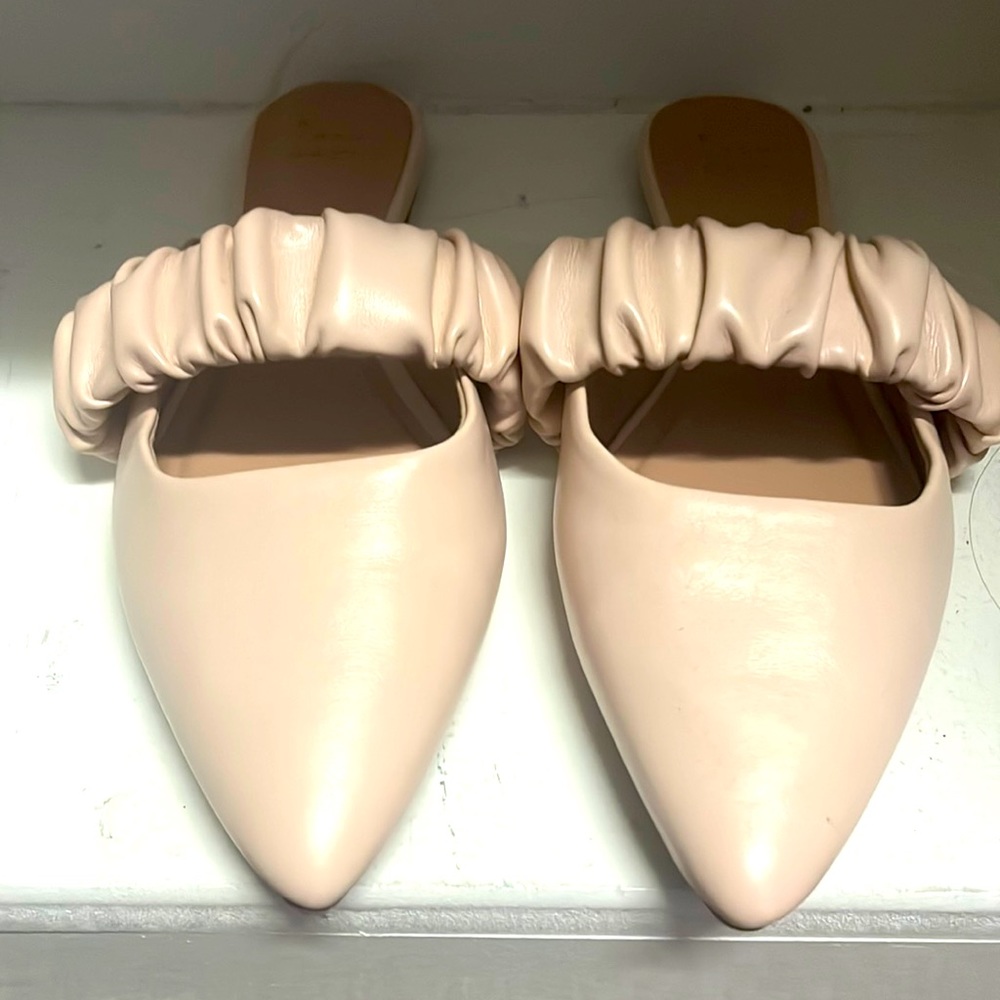 Slip on mule flats -a new day